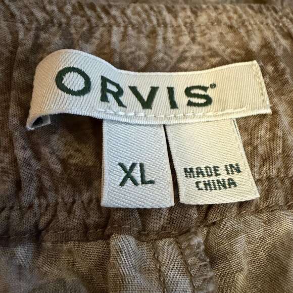 Orvis Multicolor Geometric Pull-on Pants Sz XL Vacation Loungewear Relaxed - Picture 4 of 8